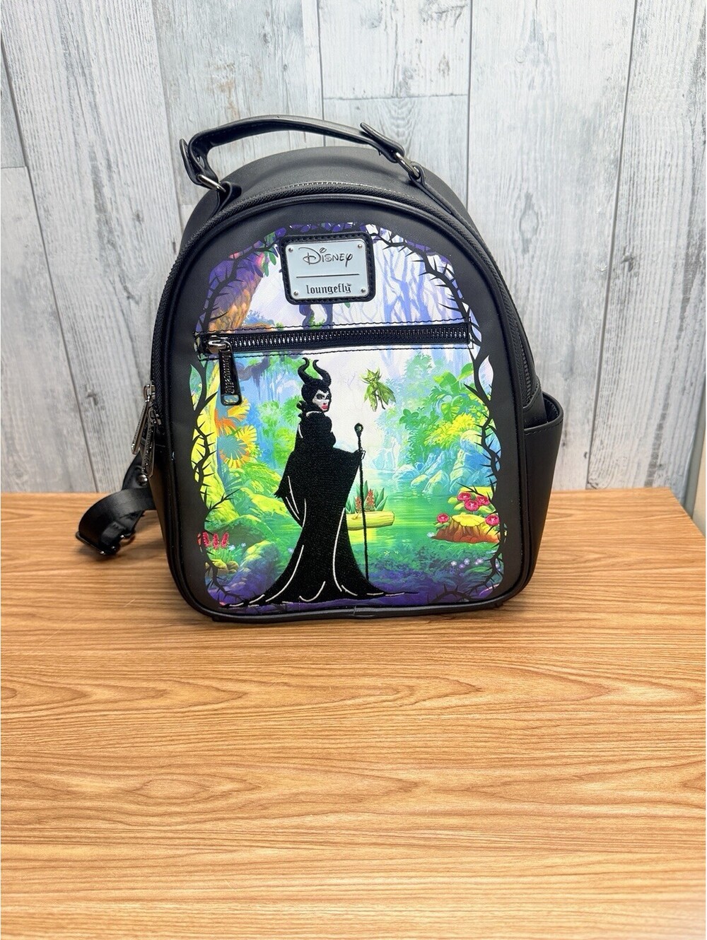 Loungefly Disney Sleeping Beauty Maleficent Moors Garden Mini Backpack